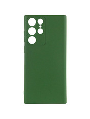 Чохол Silicone Cover Full Camera для Samsung Galaxy S25 Ultra Dark Green