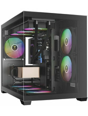 Корпус Gamdias Aura GC10M V2 ARGB Micro-Tower Black (4711514503159)