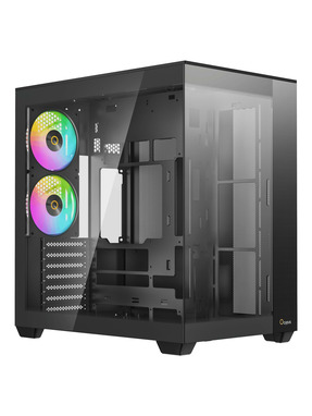 Корпус Ocypus Delta C74 Midi-Tower Black (DELTA-C74-BKD200XX-GL)