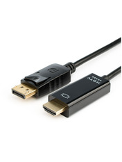 Кабель передачі відео ATcom DisplayPort (M) to HDMI Black 5 Ні 5m Black (50100)