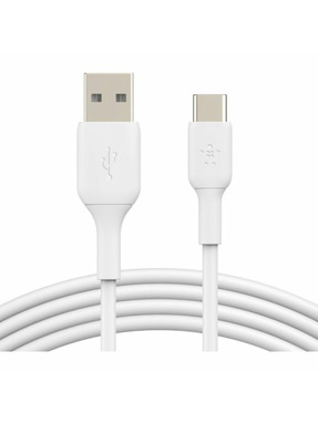 Кабель синхронізації Belkin BoostCharge USB to Type-C 15W 1m White (CAB001BT1MWH)