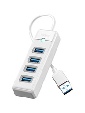 USB-хаб ORICO PW4U-U3-015-WH-BP USB-A (4xUSB 3.0) White