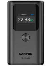 Павербанк Canyon OnPower 130 2xUSB-C + 1xUSB-A 10000 30 Grey 30W 10000mAh Grey