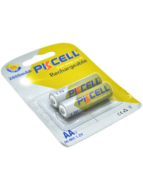 Акумуляторна батарейка PKCELL AA Ni-MH 2800mAh 2шт (AA2800-2B)