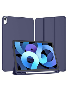 Чохол BeCover Tri Fold Soft TPU Apple Pencil Apple iPad Air 11" 2026 Deep Blue (715230)