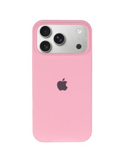 Чохол Silicone Silicone Full Case Open Cam для Apple iPhone 17 Pro Light Pink