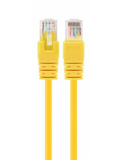 Мережевий патч-корд Cablexpert Cat.6 UTP Жовтий Yellow 0.5 0,5m Yellow (PP6U-0.5M/Y)