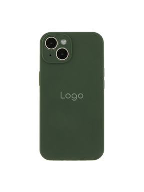 Чохол Silicone Case Full Size with Frame для Apple iPhone 14 Cyprus Green (6948102375)