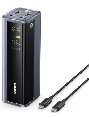 Павербанк Baseus EnerGeek 2xUSB-C + 2xUSB-A 145W 20800mAh Black (P10082109813-00)