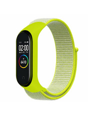 BeCover Nylon Style Mi Band 5/6/7 Жовтий Lime (707662)