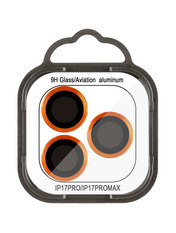 Захисне скло інше Metal Classic для Apple iPhone 17 Pro (6.3") / 17 Pro Max (6.9") Глянсова BOX глянсове Orange