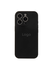 Чохол Silicone Case Full Size with Frame для Apple iPhone 16 Pro Max Black Black (6952810374)