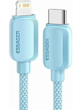 Кабель синхронізації Essager Breeze Type-C to Lightning 20W 2m Blue (EXCTL-WLA03-P)