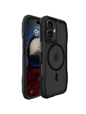 Чохол Space Octagon with Magnetic Fit для Apple iPhone 17 Carbon Black (6938175024)