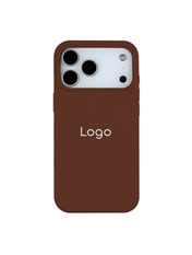 Чохол Silicone Case Full Size (AA) для Apple iPhone 18 Pro Brown Brown (6957281034)