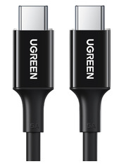 Кабель синхронізації Ugreen US300 Type-C to Type-C Black 2 100W 2m Black (80372)