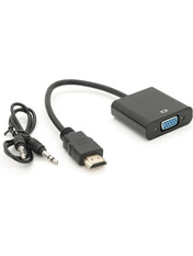 Відео адаптер Voltronic HDMI to VGA Black Відсутня