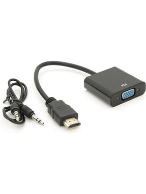 Відео адаптер Voltronic HDMI to VGA Black