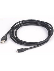 Кабель синхронізації Cablexpert USB to microUSB Black 1.8 1.8m Black (CCP-mUSB2-AMBM-6)