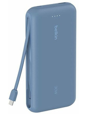 Павербанк Belkin Boost Charger 1xUSB-C + 1xUSB-A 30W 20000mAh Blue (BPB024HQBL)