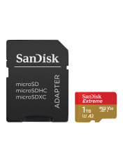 Карта пам'яті SanDisk Extreme microSDXC 1TB UHS-I U3 + SD-adapter 1 ТБ Так