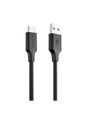Кабель синхронізації Proove Striped Silicone USB to Type-C Black 1m Black (CCSS60001201)