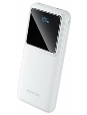 Павербанк Vention FHKW0 1xUSB-C + 2xUSB-A 22,5W 10000mAh White (FHKW0)