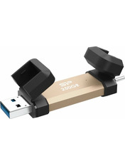 Портативний SSD Silicon Power DS72 Золотистий 250 ГБ 250GB USB 3.2 Gold (SP250GBUC3S72VPG)