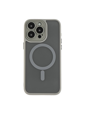 Чохол Magnetic Matte Camera Lens with Magsafe для Apple iPhone 15 Pro Max Grey (6935728104)