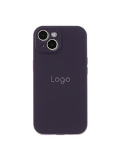 Чохол Silicone Case Full Size with Frame для Apple iPhone 15 Elderberry Elderberry (6928174350)