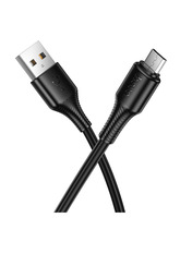 Кабель синхронізації Hoco X120 USB to microUSB 12W 1m Black