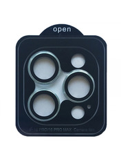 Захисне скло інше Camera METAL для iPhone 16 Pro / iPhone 16 Pro Max глянсове Blue