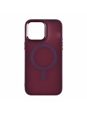 Чохол Space Magnetic Color with Magsafe для Apple iPhone 13 Pro Max Bordo Bordo (6958201374)