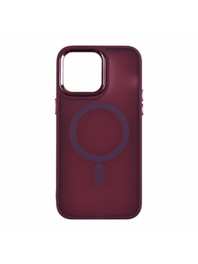 Чохол Space Magnetic Color with Magsafe для Apple iPhone 13 Pro Max Bordo (6958201374)