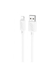 Кабель синхронізації Hoco X88 Magic Silicone USB to Lightning White 20W 1m White