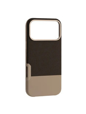 Чохол Two different leather Case MagSafe для Apple iPhone 17 Pro Clay