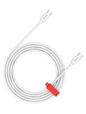 Кабель синхронізації Canyon  CC100ABType-C to Type-C 1,2 100W 1,2m White (CND-CC100AB12W)