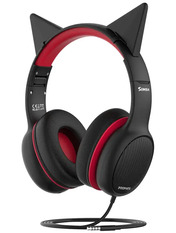 Навушники Promate Simba Black/Red