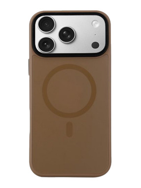 Чохол BeCover FIBRA ArcLine Case with MagSafe для Apple iPhone 17 Pro Brown (715383)