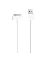 Кабель синхронізації PowerPlant USB to Apple 30-pin White 1m White (DV00DV4045B)