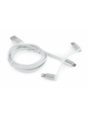 Кабель синхронізації Cablexpert CC-USB2-AMLM32 USB to Apple 30-pin 12W 1m White (CC-USB2-AMLM32-1M-W)