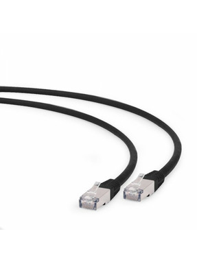 Мережевий патч-корд Cablexpert Cat.6a S/FTP 0,25m Black (PP6A-LSZHCU-BK-0.25M)