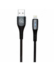 Кабель синхронізації Usams U-Tone Series USB to Lightning 10W 1,2m Чорний