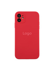Чохол Silicone Case Square Full Camera для Apple iPhone 11 Rose Red Rose Red (6957280134)