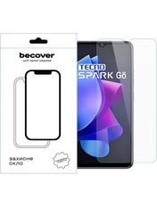 Захисне скло BeCover 3D Crystal Clear Glass для Tecno Spark Go 2023 глянсове (709263)