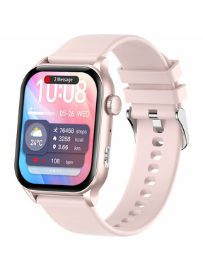 Смарт-годинник Gelius Amazwatch Light GP-SW015 Pink Metal Case (101273)