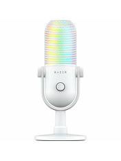 Мікрофон Razer Seiren V3 Chroma White (RZ19-05060200-R3M1) White