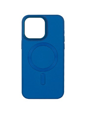 Чохол Bonbon Bonbon Leather Metal Style MagSafe для Apple iPhone 14 Indigo