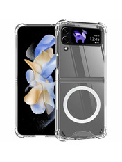 Чохол-книжка Clear Case with MagSafe для Samsung Flip 5 Transparent