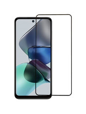 Захисне скло PowerPlant Full Screen для Motorola Moto G23 Глянсова BOX глянсове (GL602718) Black